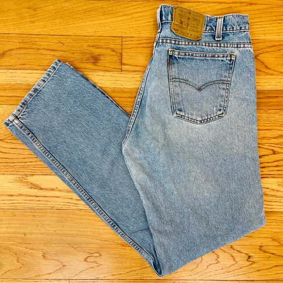 Levi's 505 Jeans W36 L34 Light Wash — Vintage 90s Straight Leg